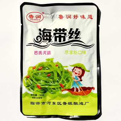 鲁润海带丝开袋即食小咸菜