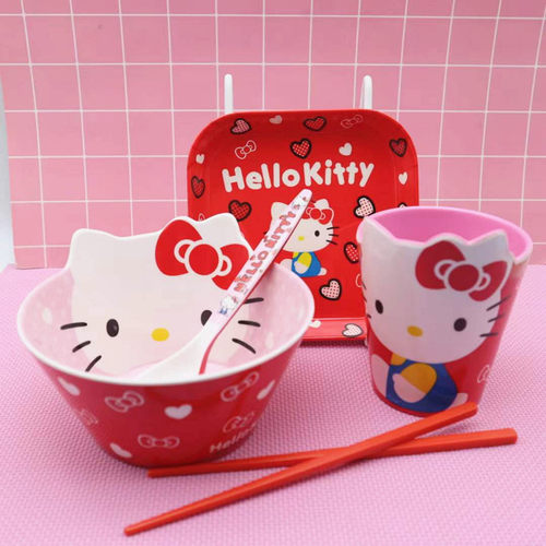 可爱儿童吃饭碗卡通造型碗密胺耐