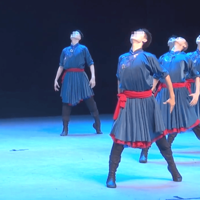 蒙古舞蹈演出服新款男202