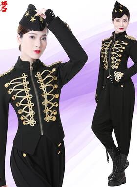 春秋新款水兵舞服装女开
