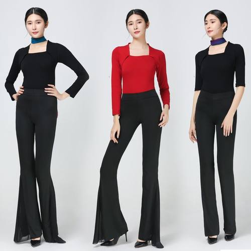 形体训练服装女上衣春季