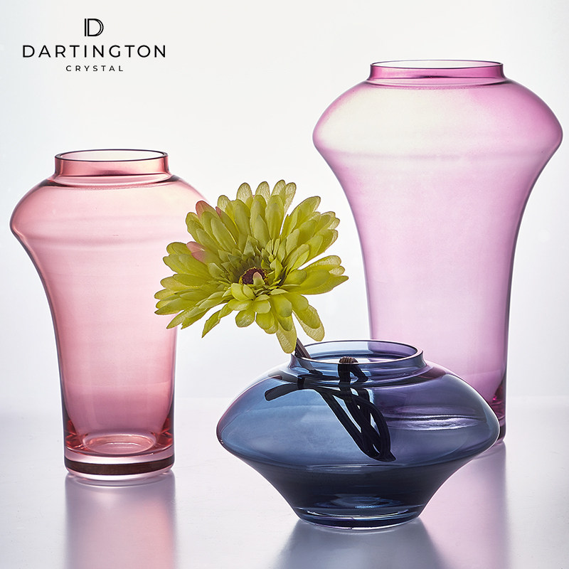 DARTINGTON欧式水晶玻璃英国花瓶
