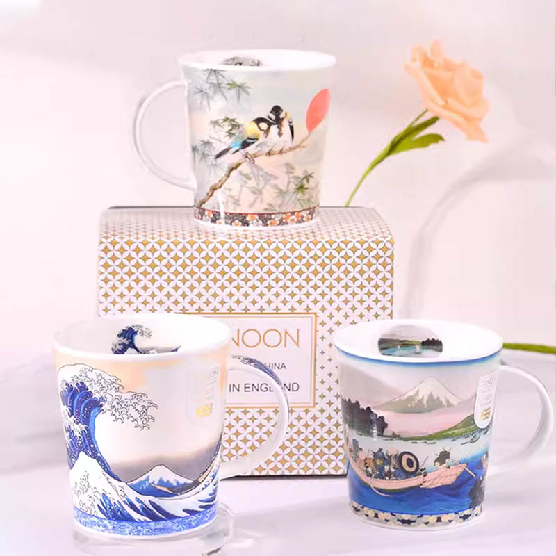 带把水杯DUNOON陶瓷欧式古典
