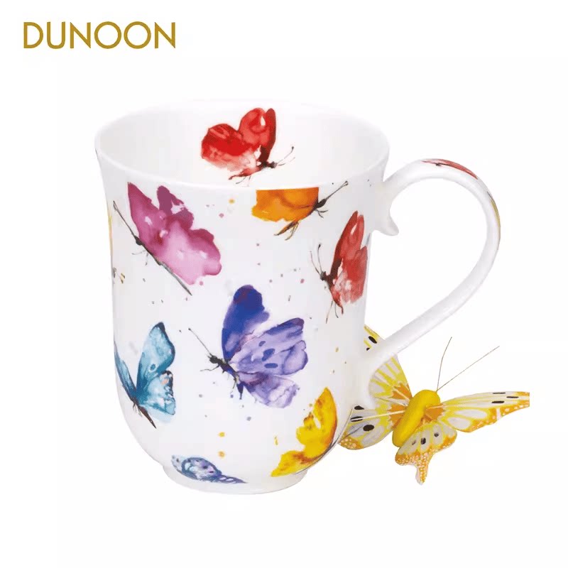咖啡杯子DUNOON骨瓷马克杯