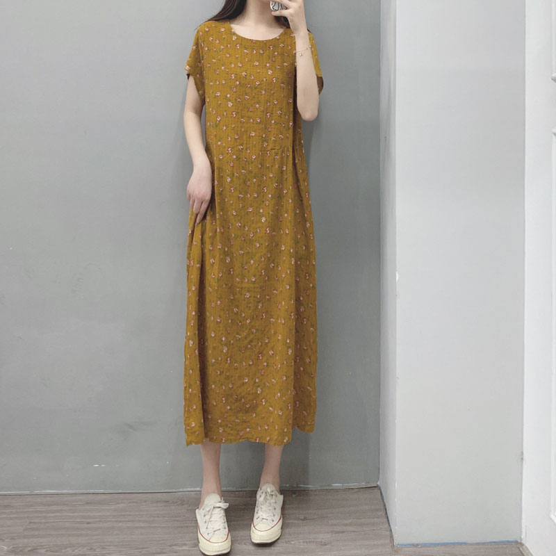 裙子碎花连衣裙夏季超仙