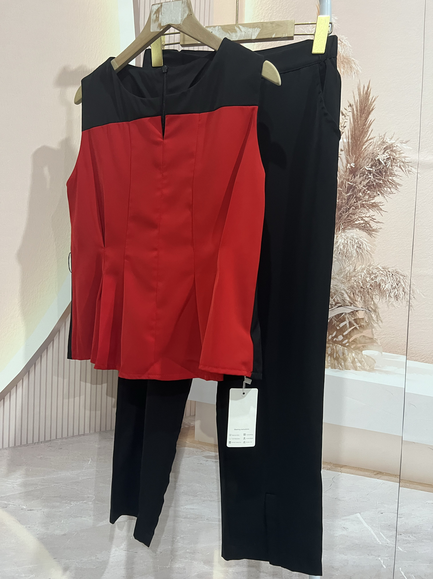 气质OL设计感假两件撞色褶皱短袖T恤女夏气质百搭显瘦上衣,女装/女士精品,时尚套装,淘宝优惠券,粉丝福利购,淘宝优惠卷