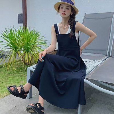 大裙摆 夏季甜美背带裙932LYQ
