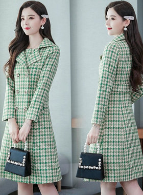 秋冬编织毛呢两件套A2076TZ