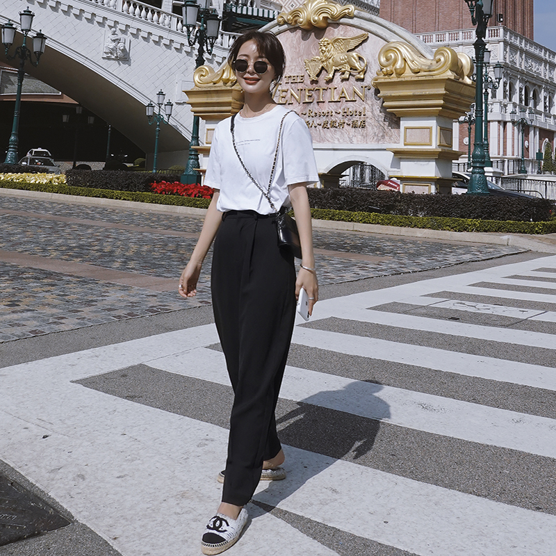 春秋2025年新款气质英伦风韩版西裤T1818XZ