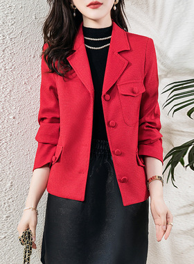 纯色扣子 春装新款外套W2125WT