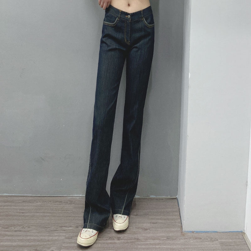 酷伽春秋微喇牛仔裤女新款韩版直筒显瘦微喇长裤1939,女装/女士精品,休闲裤,淘宝优惠券,粉丝福利购,淘宝优惠卷