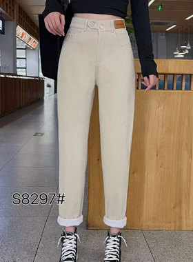 秋冬气质灯芯绒休闲裤8297KZ-加绒不加绒随机发