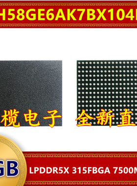 H58GE6AK7BX104N LPDDR5X 7500Mbps 6GB 315FBGA 暂存内存芯片