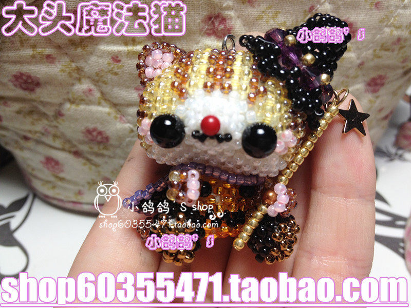 材料包猫咪日本手工串珠