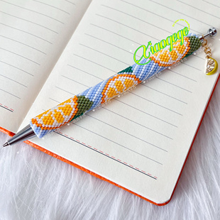 diy串珠材料包日本御幸miyuki古董珠圆珠笔柠檬手工 贵和配件