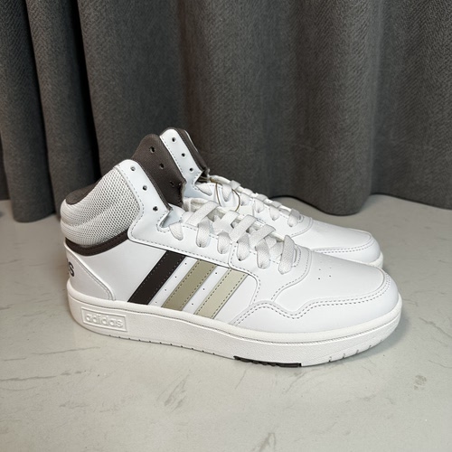 adidas阿迪达斯2024新款中大童HOOPS 3.0 MID K篮球休闲鞋 IH7894