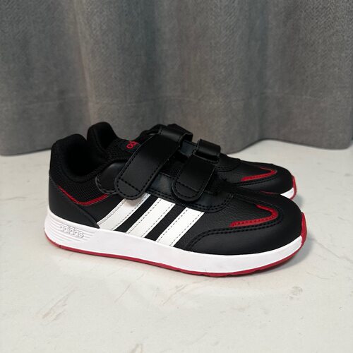 Adidas阿迪达斯中童魔术贴透气低帮休闲运动鞋JQ4766JH8653