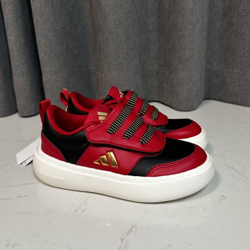 adidas阿迪达斯PARK ST AC 舒适缓震回弹魔术贴儿童运动鞋JR3358