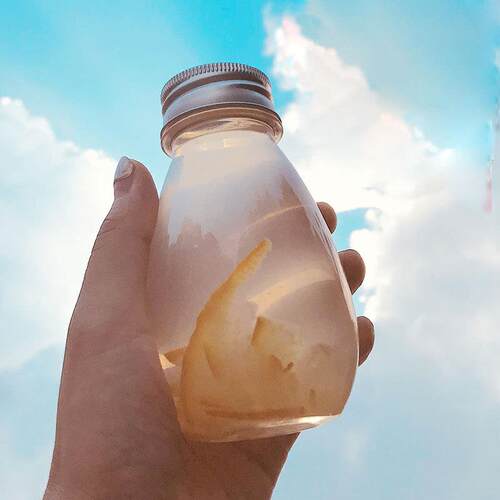 创意水滴 e次t一性塑CXF料果200ml水奶茶p杯冷饮外卖饮料