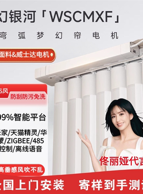 WISTAR威仕达梦幻窗帘智能电动梦幻帘支持米家语音控制防污免洗