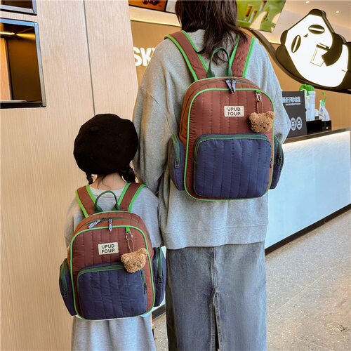 幼儿园书包可爱卡通书包儿童宝宝帆布双肩包出游背包旅行背包
