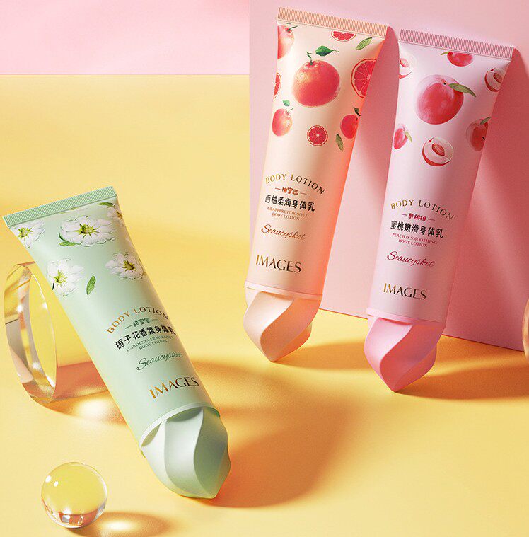 形象美栀子花香氛身体乳西柚蜜桃嫩滑120g补水保湿滋润清爽护肤品