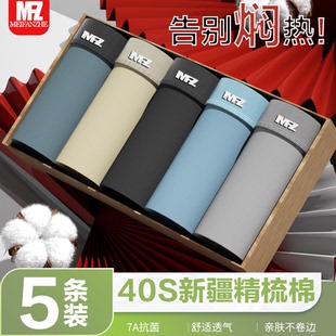 头大码 男生纯棉抗菌四角裤 男式 平角短裤 美凡哲男士 衩2025新款 内裤