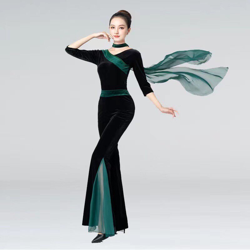 形体训练服套装导师舞蹈表演服