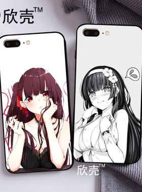 动漫周边wa酱手机壳适用11PRO苹果XS MAX软678plus华为P40动漫SE2