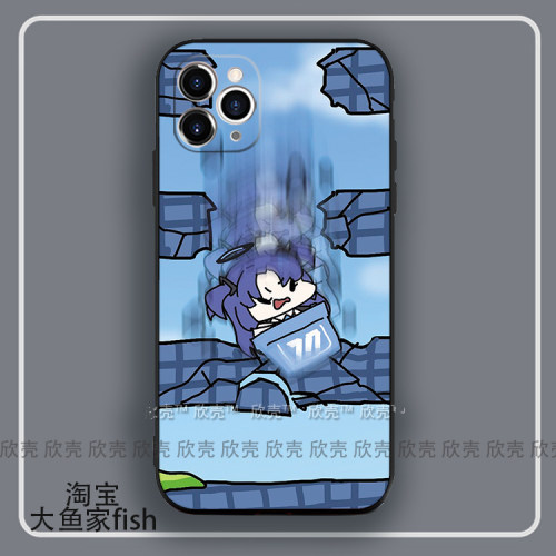 蔚蓝/碧蓝档案/优香美游手机壳适用iphone14promax硅胶8plus苹果13红米note9小米10s一加ACE2防摔iqoo华为p50