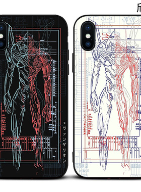 EVA新  手机壳适用11PRO苹果XSMAX初号机8plus华为P40软SE2