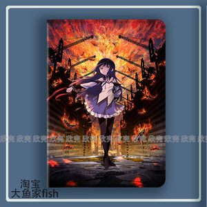 魔法少女小圆剧场版 晓美焰适用iPad10.2苹果Pro11寸Air3/4华为matepad10.8平板mini5/6保护套小米7Pro荣耀v9