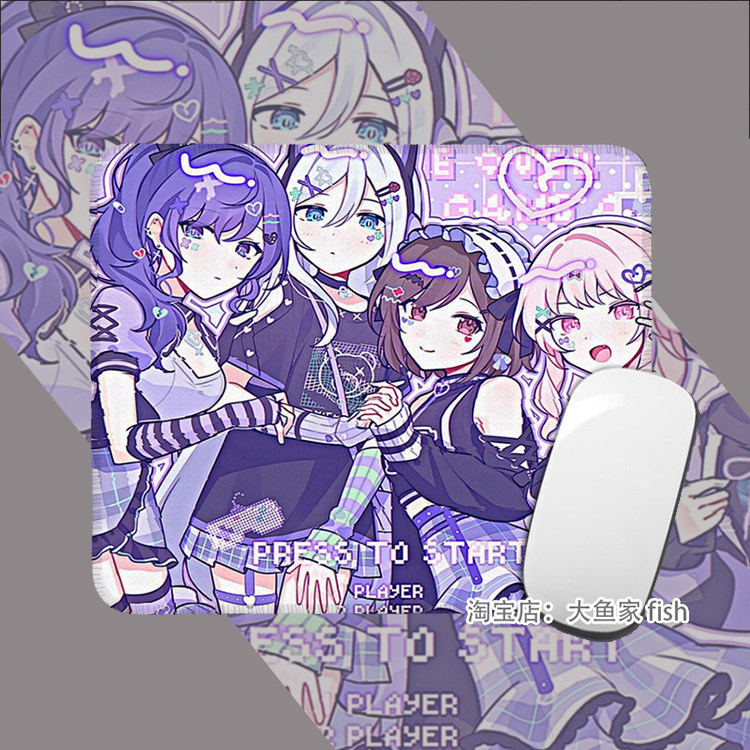 世界计划25时 PJSK 鼠标垫 小号 办公桌桌垫 锁边鼠标垫 硅胶防滑,电脑硬件/显示器/电脑周边,鼠标垫/贴/腕垫,淘宝优惠券,粉丝福利购,淘宝优惠卷