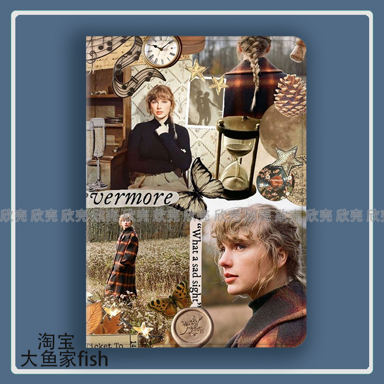 泰勒斯威夫特Taylor Swift霉霉适用iPad10.2苹果Pro11寸Air5/6华为matepad10.8小米平板7pro保护套mini34荣耀