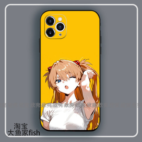 EVA明日香手机壳适用iphone16promax硅胶14plus苹果15小米12一加ACE2华为mate60荣耀pura70三星s9 SE2