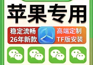 IOS微分开TF版定制多功能软件微商双分身两个语音跟圈