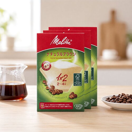 Melitta美乐家咖啡滤纸100张三盒