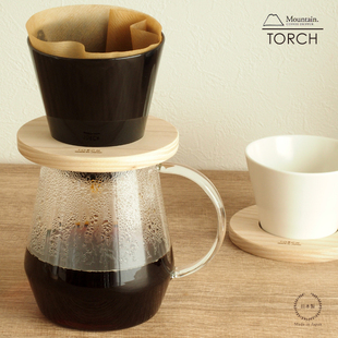 日本donut coffee dripper咖啡滤杯甜甜圈torch滤杯滤纸包邮