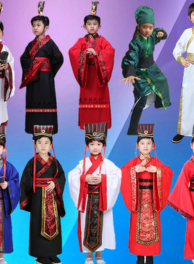 三国演义古装桃园三结义演出服