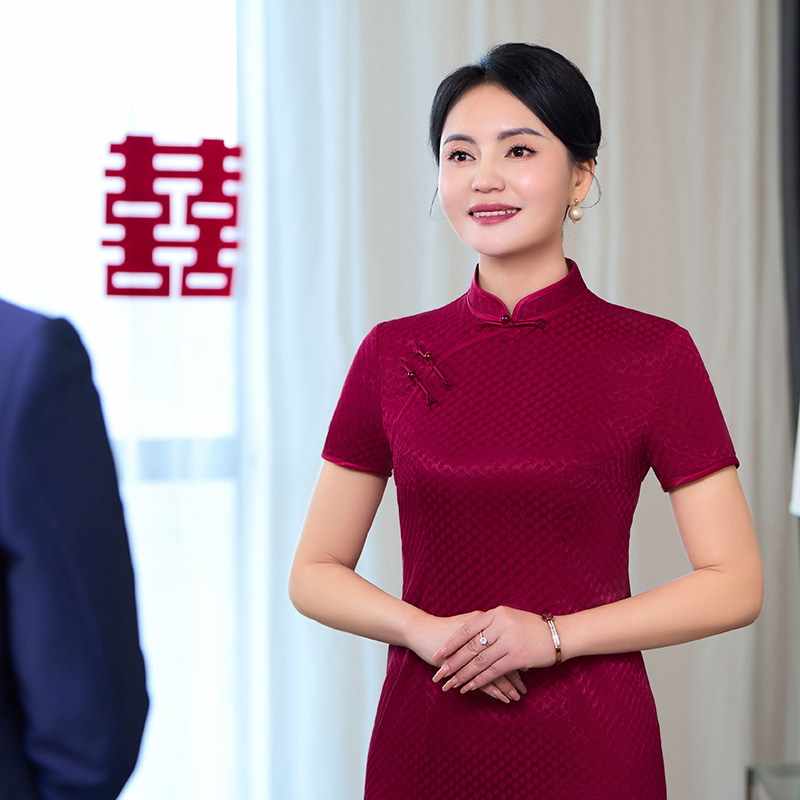 新中式婚宴旗袍莹杉复古国风