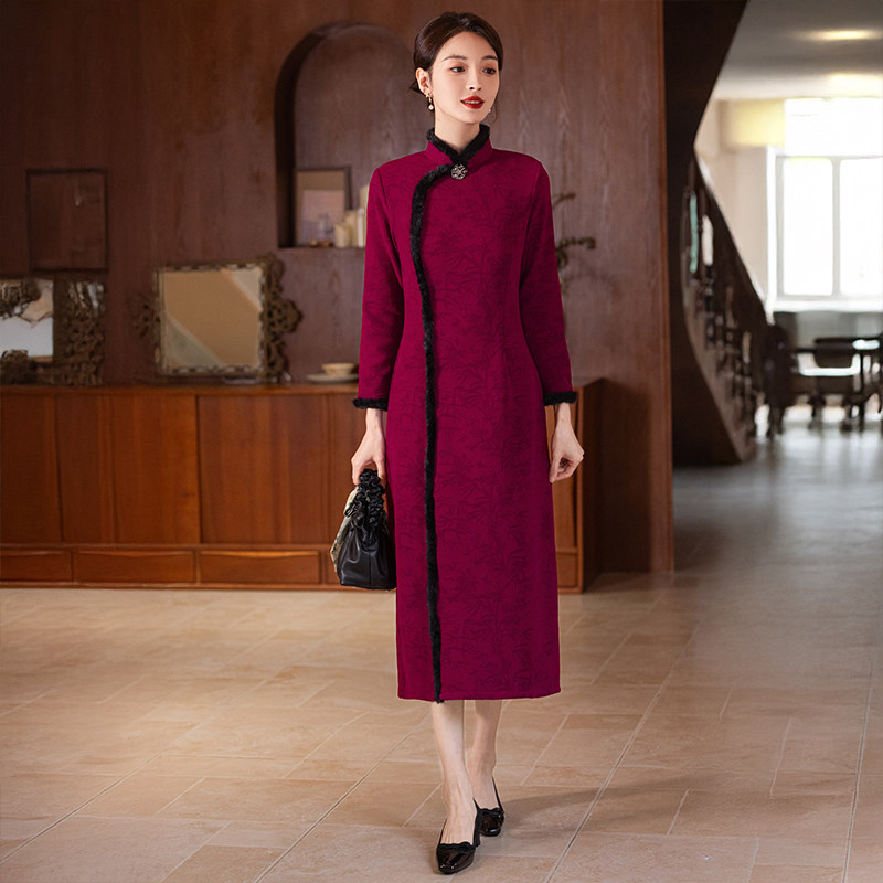 2024日常旗袍莹杉改良