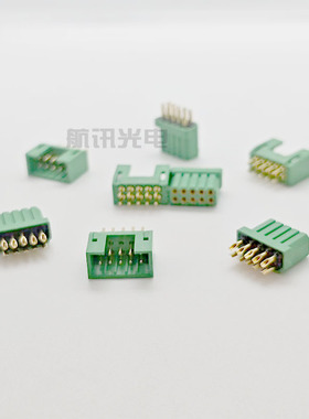 JL24-10TKH/10ZJW/10ZJB印制板连接器10针JL24TKY插头带线直插弯