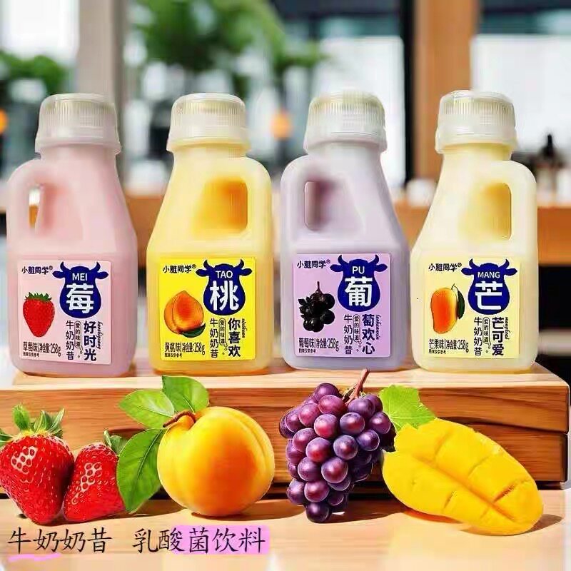 小雅同学牛奶奶昔芒果味258g瓶装