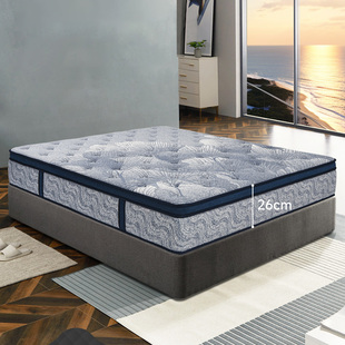 H.CLUB悠然3D透气自适应独立弹簧床垫翻身静音抗起球面料软硬适中