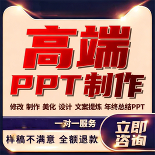 高端PPT代制作企业年终美化排版教学说课公开课医学述职报告英语