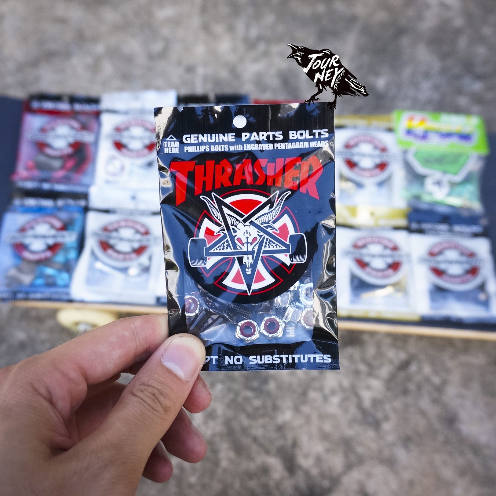 independent滑板桥钉内六角十字