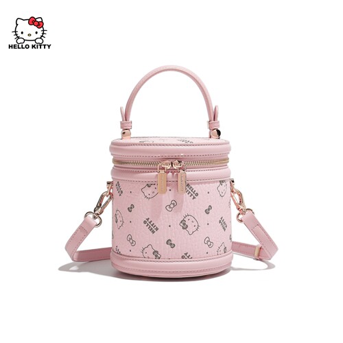 HelloKitty小众印花高级感水桶包