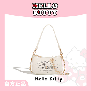 HelloKitty凯蒂猫腋下包链条单肩包包女可爱甜美小香风手提斜挎包