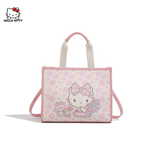 HelloKitty印花可爱少女风托特包