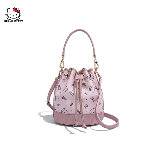 HelloKitty印花小众设计感水桶包